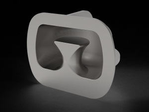 Recessed shell bitts Modelo 3D