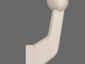 Simple wall hanger 3D Print Model