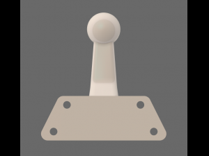 Simple wall hanger 3D Print Model
