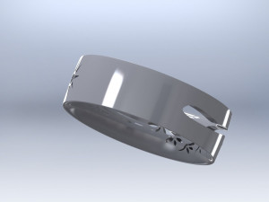 Natural Wedding Ring Modello di stampa 3D