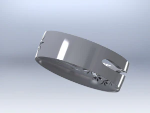 Natural Wedding Ring 3D Print Model