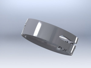 Natural Wedding Ring Modello di stampa 3D