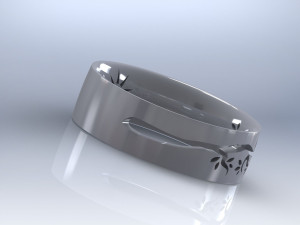 Natural Wedding Ring Modello di stampa 3D
