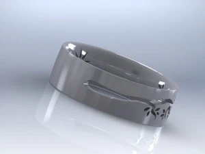 Natural Wedding Ring 3D Print Model
