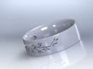 Natural Wedding Ring Modello di stampa 3D