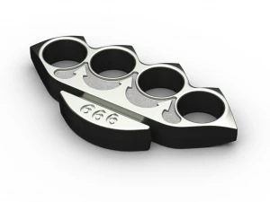 Knuckleduster 01 3D Print Model
