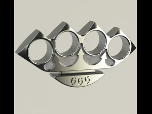 Knuckleduster 01 3D Print Model