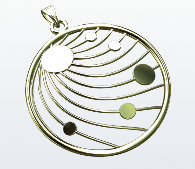 Pendant 01 Modelo de impresión 3D .c4d .max .obj .3ds .fbx .stl .blend 
