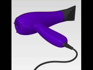 Hair-dryer-in-sc 3D Print Model