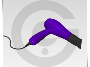 Hair-dryer-in-sc 3D Print Model