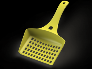 SAND SHOVEL FOR MY CATS 3D Print Model