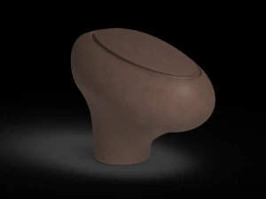 Leather gear knob 3D Print Model