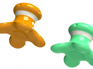 Four masseger 3D print model 3D 打印模型