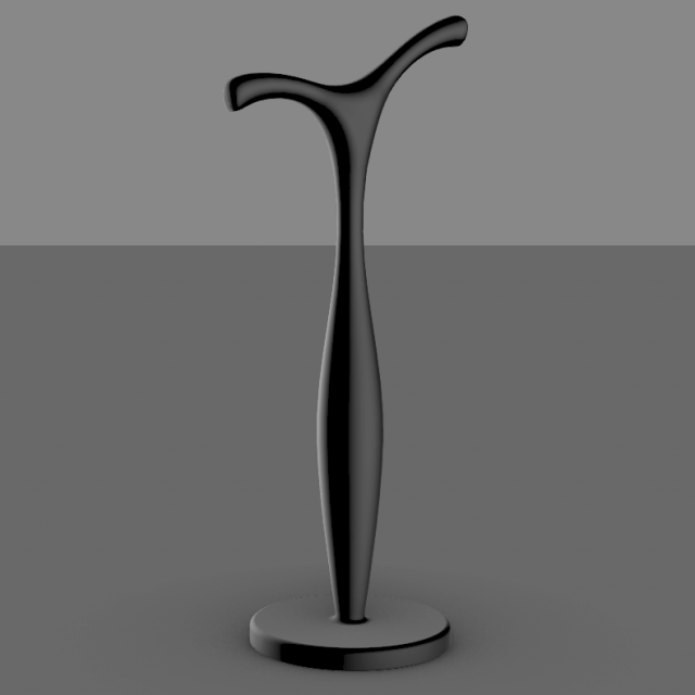 WOODEN HANGER 3D 打印模型 .c4d .max .obj .3ds .fbx .stl .blend 