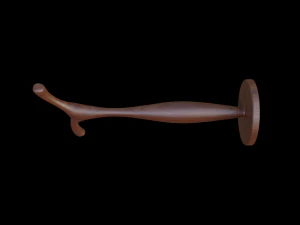 WOODEN HANGER 3D Print Model
