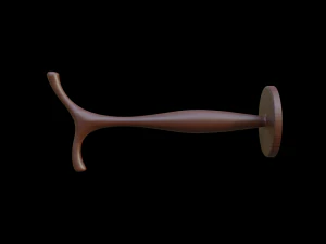 WOODEN HANGER 3D Print Model