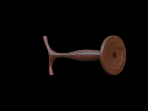WOODEN HANGER 3D Print Model