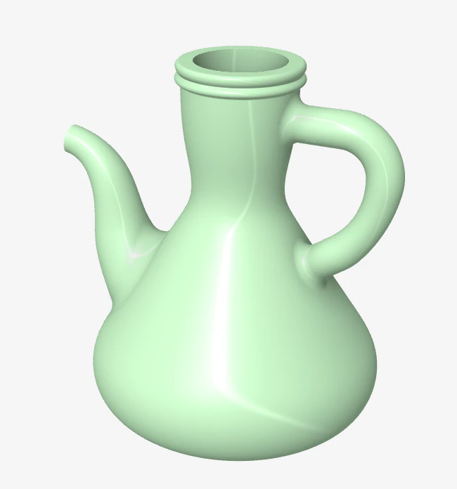 Simple teapod design 3D Model .c4d .max .obj .3ds .fbx .stl .blend 