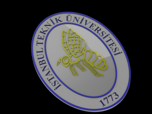 Istanbul Technical University Logo 3D Print Model
