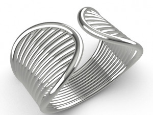 Simple Rhino Model Bracelet 3D Baskı Modeli