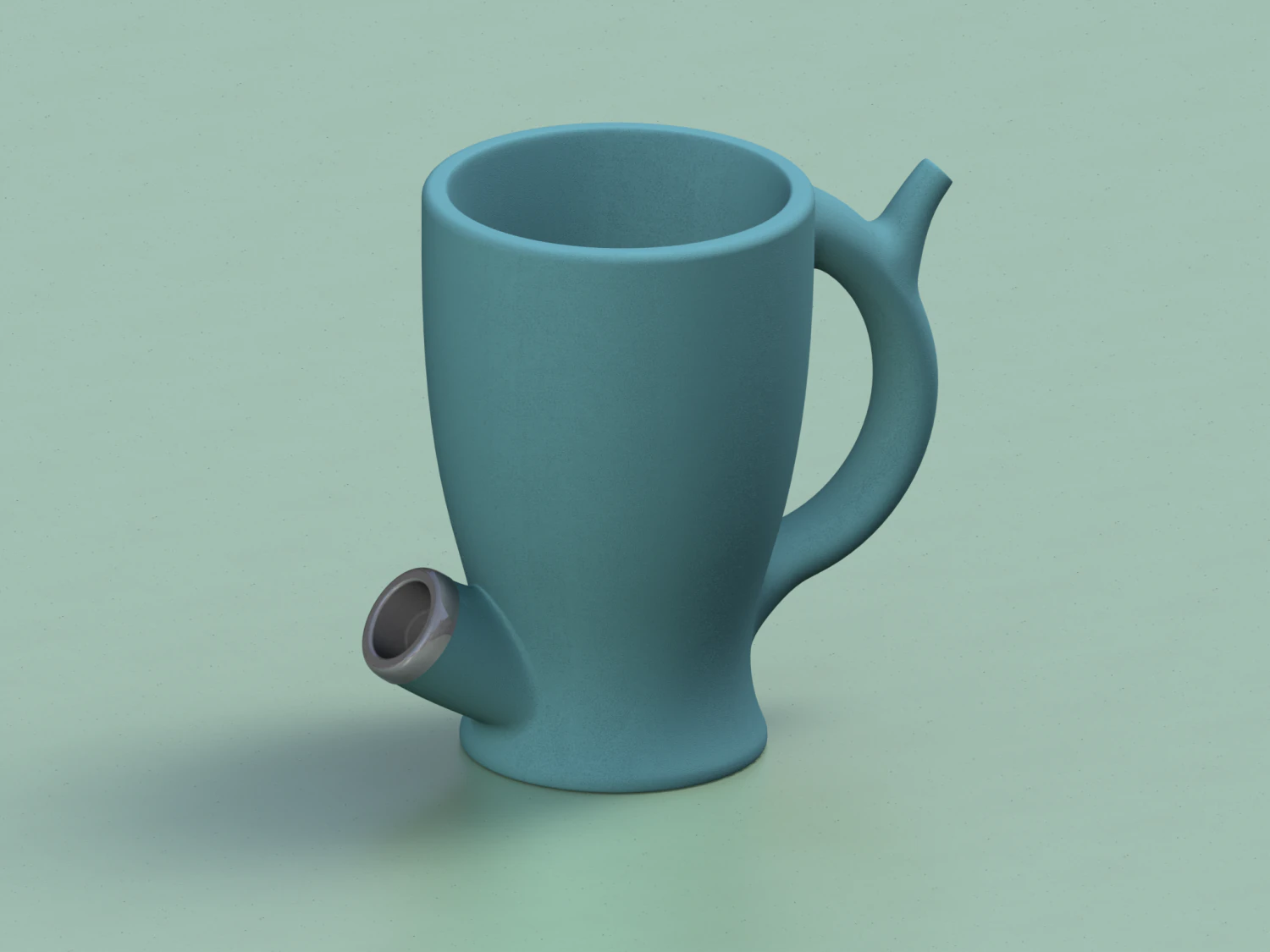 SMOKE MUG DESIGN 01 3D Print Model .c4d .max .obj .3ds .fbx .stl .blend