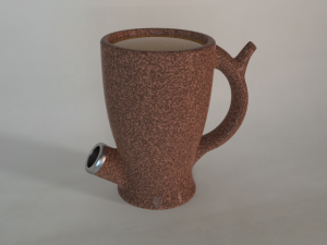 SMOKE MUG DESIGN 01 3D Baskı Modeli