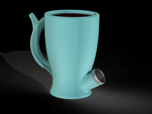 SMOKE MUG DESIGN 01 3D Baskı Modeli