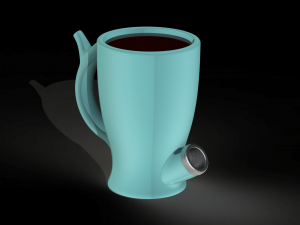 SMOKE MUG DESIGN 01 3D Baskı Modeli