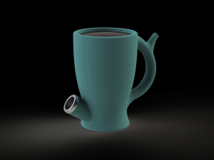 SMOKE MUG DESIGN 01 3D Baskı Modeli