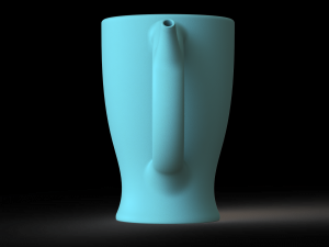 SMOKE MUG DESIGN 01 3D Baskı Modeli