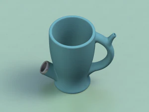 SMOKE MUG DESIGN 01 3D Print Model