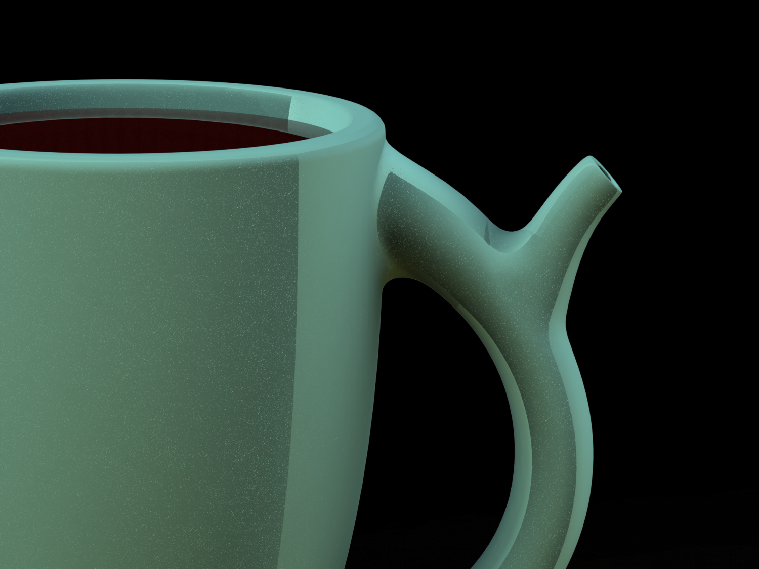 Green Mug 3D, Incl. mug & coffee - Envato Elements
