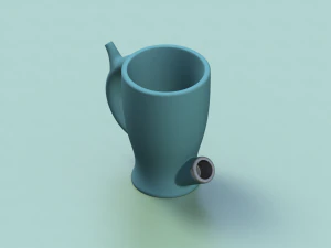 SMOKE MUG DESIGN 01 3D Print Model