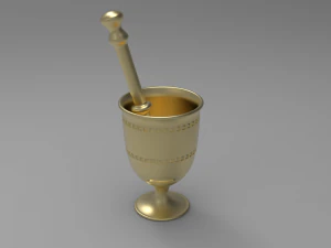 KERSTEN MORTEL 3D printmodel