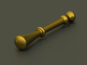 BRASS MORTAR 3Dプリントモデル