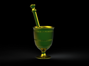 BRASS MORTAR 3Dプリントモデル
