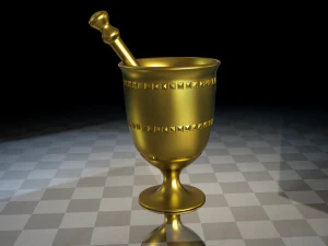 BRASS MORTAR 3D Print Model