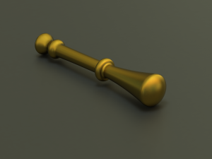 BRASS MORTAR 3Dプリントモデル