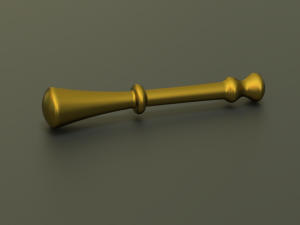 BRASS MORTAR 3Dプリントモデル