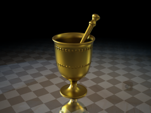 BRASS MORTAR 3Dプリントモデル