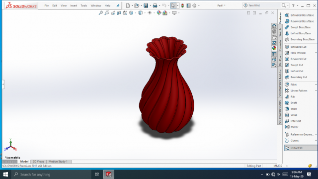 flower poat 3Dプリントモデル .c4d .max .obj .3ds .fbx .stl .blend 