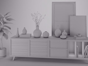 stand tv 3D Model