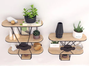 conjunto de decora&ccedil;&atilde;o Modelo 3D