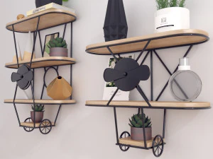 conjunto de decora&ccedil;&atilde;o Modelo 3D