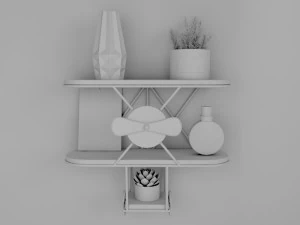 conjunto de decora&ccedil;&atilde;o Modelo 3D