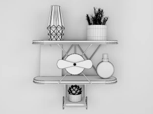 conjunto de decora&ccedil;&atilde;o Modelo 3D