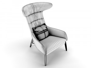arm chair Modèle 3D