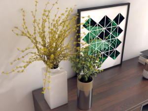tv stand Model 3D