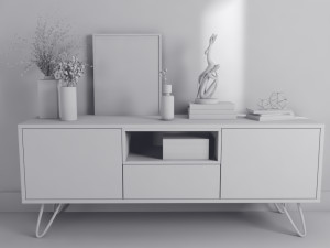 tv stand Model 3D