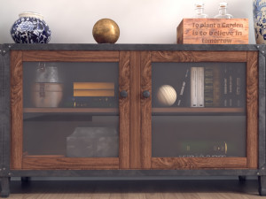 vintage tv stand Modelo 3D